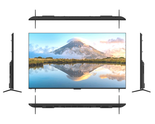 Espesor ultradelgado 85 pulgadas Smart TV Cuad-Core A55 CPU de 1.8GHz Televisión de hospitalidad sin marco