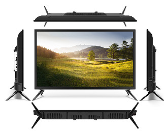 43 pulgadas de marco normal LED TV Anólogo TV soporte USB para múltiples medios