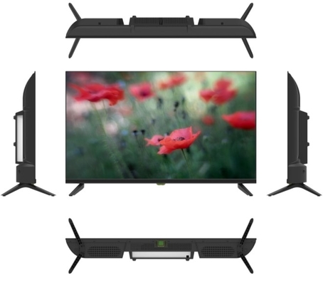 Televisores inteligentes sin marco de 43 pulgadas soportan USB Multi Media con carcasa de metal