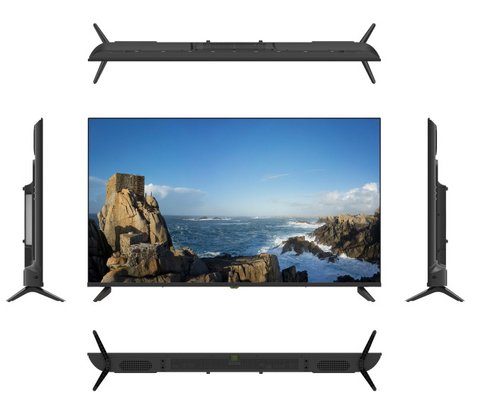 Televisión inteligente QLED personalizable de 50 pulgadas estable con carcasa de plástico